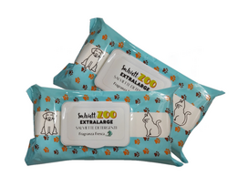 SalviettZOO XL - šunų ir kačių priežiūros servetėlės 2x40vnt (gaivaus kvapo)