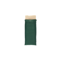 Outwell Contour Prime Green | Sleeping Bag | 220 x 85 cm | Temperature -13 to 16 °C | 2-way L-shape open-end with auto lock