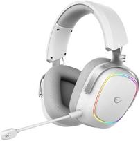 Headphones Rampage RETSU wireless over-ear headphones BT 2.4G RGB white