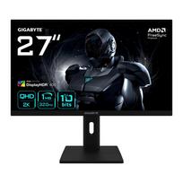 GIGABYTE G27Q3 27” 2K QHD Gaming Monitor - 2560 x 1440, 320Hz, 1ms, 350 cd/m², FreeSync Premium, Display HDR400, HDMI 2.0,