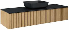 Vonios spintelė po praustuvu Elita Asami Slim, ąžuolo sp., 45 cm x 160 cm x 31.8 cm
