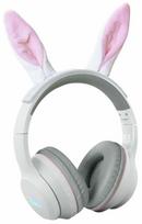 Belaidės ausinės vaikams KidyWolf KidyEars Rabbit, pilka sp.