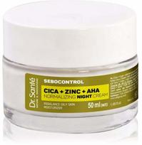 Naktinis veido kremas Dr. Santé Sebocontrol Cica + Zinc + AHA, 50 ml, 18+