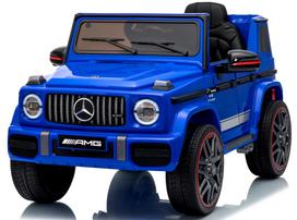 „mercedes Amg G63 4x4“ Mėlyni „eva“ Putų Ratai, Minkšta Sėdynė, „lion“ Licencija