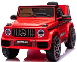 „mercedes Amg G63 4x4“ Raudonas, „eva“ Putų Ratai, Minkšta Sėdynė, „lion“ Licencija