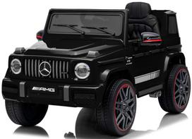 „mercedes Amg G63 4x4“, Juodos Spalvos „eva“ Putų Ratukai, Minkšta Sėdynė, „lion“ Licencija
