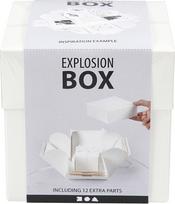 Creativ Company - Explosion box - White (25379)