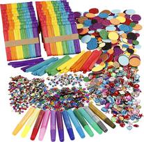 Creativ Company - Glitter & Wood Sticks Mega Set (97435)
