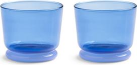 &K Amsterdam Stiklinės Dew 200 ml, mėlynos, 2 vnt.