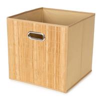 Iš bambuko krepšys lentynai 31x31x31 cm Anji – Compactor