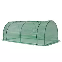 Šiltnamis su Susukamu Langu 200x100x80 cm | Žiemai Atsparus Plieninės Plėvelės Šiltnamis su UV Apsauga, Vandeniui Atsparus, Skirtas Balkonui ir Sodui | Žalias