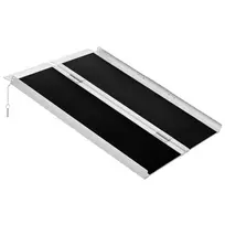 Neįgaliųjų vežimėlių rampa, įvažiavimo rampa, sulankstoma su rankena, 270 kg - 93 x 73 x 5 cm