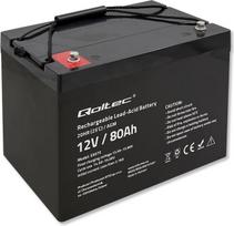 Qoltec AGM battery 12V 80Ah