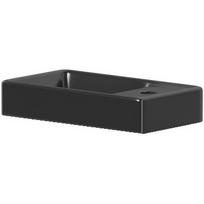Vonios kambario kriauklė Kame Mini 40x22cm Keramika Juoda Matinė MN400220B