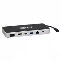 Eaton Tripp Lite USB Dock, Triple Display - 4K HDMI & mDP, VGA, USB 3.2 Gen 1, USB-A/C Hub, GbE, 60W PD Charging