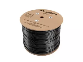 Cable LAN SFTP cat.7 305m wire outdoor CU FLUKE PASSED black