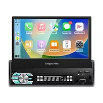 Automobilinis radijas „Kruger&Matz KM2018“ su išslystančiu 7 colių ekranu, palaikantis „CarPlay“ ir „Android Auto“
