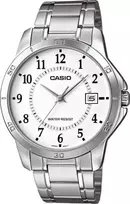„Casio“ laikrodis. „Casio COLLECTION“ vyriškas laikrodis, sidabrinės spalvos (40 mm) (41,5 mm)