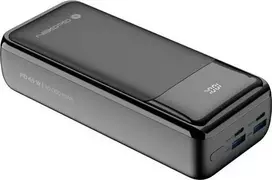 Išorinis akumuliatorius „GoGEN“ PB300002B, 30000 mAh, PD 65 W, 2xUSB+C