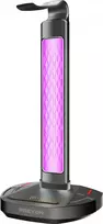PREYON „Heron Beak RGB“ ausinių laikiklis, įkroviklis, USB šakotuvas (PHB41B)