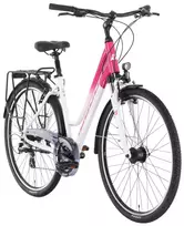Dviratis Tabou Kinetic 2 W white-fuxia-L / 21"