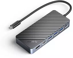 „Orico“ USB-C stotis/replikatorius su M.2 NVMe/SATA korpusu (OM28PR-G2-BK-EP)