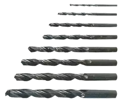 „Top Tools“ HSS cilindriniai metalo grąžtai, 7, 4, 5, 3, 6, 10, 8, 9 mm rinkinys (60H708)
