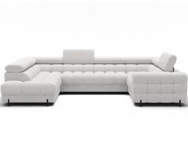 Sofa-lova Eltap Fectory, 205x346x93 cm, balta