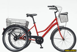 Dviratis 24   TRIKE PORTER 24  red bisan s