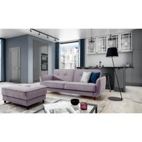 Sofa NORE Bellis, šviesiai violetinė, geltonas