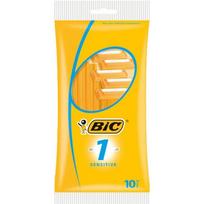 BIC Single-Blade Shavers Sensitive Vienkartiniai skutimosi peiliukai, 10 vnt.