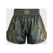 Venum Stealth Muay Thai Shorts - Khaki/Dark Green