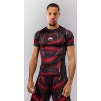 Venum Matupa Short Sleeve Rashguard - Black/Red/Silver