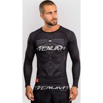 Venum Eclipse Long Sleeve Rashguard - Black/Ivory
