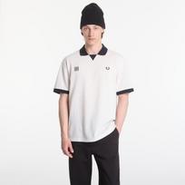 Fred Perry Meyba Printed Polo Shirt Beige - Dydis S (SM2161 560 Marškinėliai)