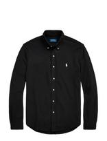Polo Ralph Lauren - Featherweight Mesh-Lsl-Knt - Laisvalaiko marškiniai - Juoda