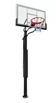 Įbetonuojamas krepšinio stovas Bilaro Fortus 136x80cm, 8mm grūdintas stiklas