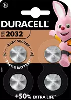 Duracell Duracell CR2032 lithium button cell 3V battery (4 pieces, CR2032)