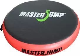 „Master“ pripučiamas gimnastikos čiužinys „Airspot Masterjump“, 100 cm x 100 cm x 20 cm, raudonas