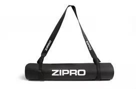 „Zipro“ natūralaus kaučiuko kilimėlis* 183x61x0,6 cm su jogos dirželiu
