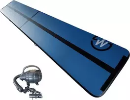 „Master“ pripučiamas gimnastikos čiužinys MAS-B874-Blue-Black 600 cm x 100 cm x 10 cm, mėlynas