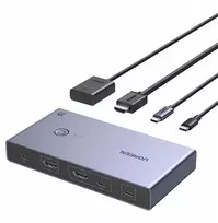 UGREEN CM731 2-in-1 USB-C + HDMI KVM perjungiklis