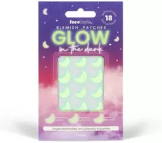 FACE FACTS Blemish Patches – pleistrai nuo spuogų – „Glow in the Dark Mo“ – 1 pakuotė – 24 vnt.
