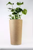 „Adoni“ boho stiliaus džiuto vazonas su įdėklu, 75 cm – rankų darbo (adoni75)