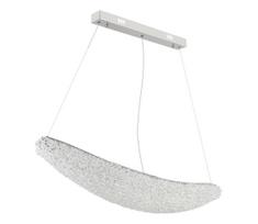 Globo 68524-40 - Reguliuojamas LED pakabinamas šviestuvas ant kabelio KRISTALLA LED/40W/230V blizgus chromas + su nuotolinio valdymo pulteliu
