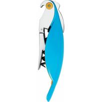 Alessi PARROT Korkociąg do butelek z aluminium, niebieska papuga-AAM32 AZ | AAM32 AZ | 8003299920716