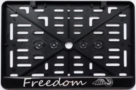 Motociklo valstybinio numerio rėmelis Freedom Virbantė 150 x 250 mm, 1 vnt.