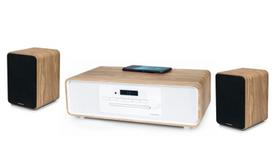Muzikinis centras Thomson MIC301IBT + WS602DUO garso sistema su FM radiju, CD/MP3/USB ir „Bluetooth“