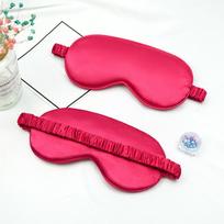Imitated Silk Eye Patch Shading Sleep Eye Mask Eyepatch Travel Relax Cover Eyeshade Health Sleeping Shield Akių priežiūros priemonės raudona