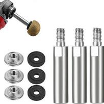 3 vnt./rinkinys 80 mm sriegio adapterio velenas poliravimo padėklas šlifavimo jungiamasis strypas poliruoklio priedai M10 kampinio šlifuoklio prailginimo strypas